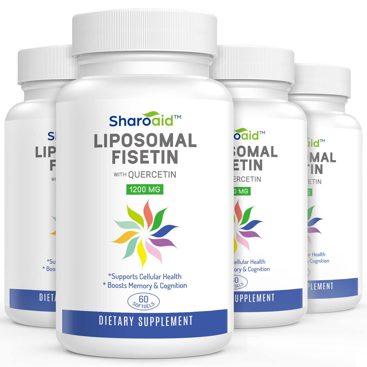 Sharoaid Liposomal Fisetin with Quercetin Supplements 1200 mg per
