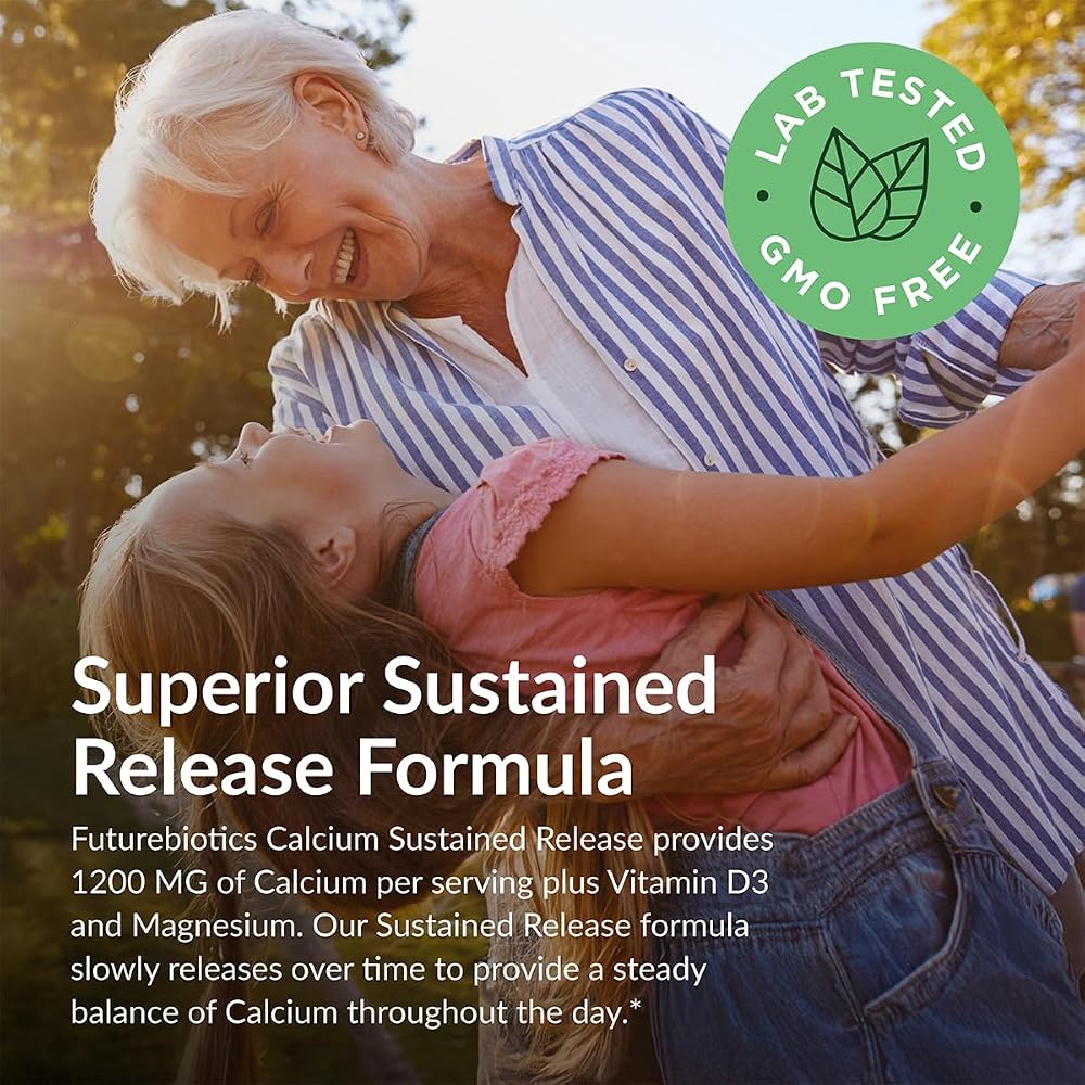Futurebiotics Calcium 1200 MG Per Serving Sustained Release