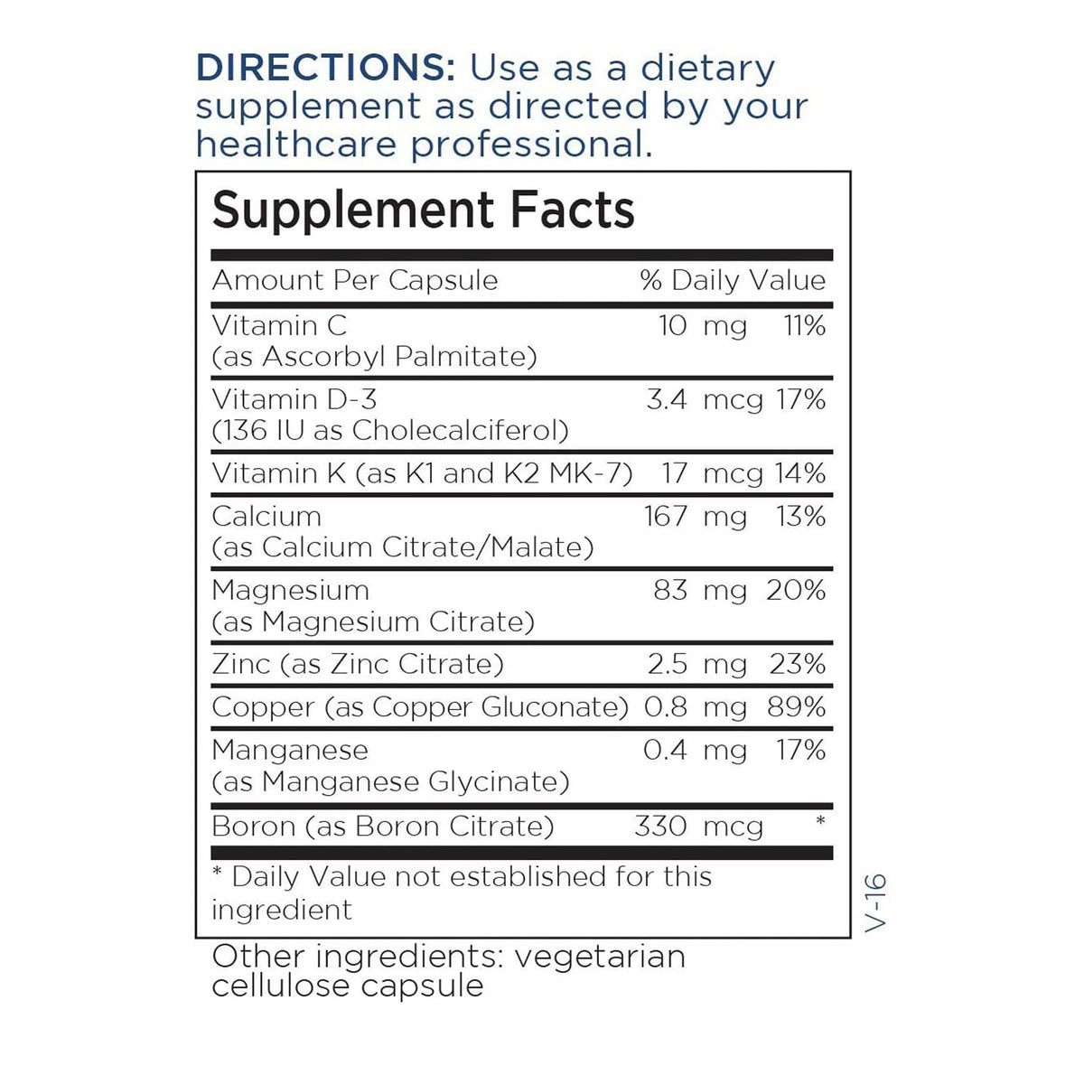 Metabolic Maintenance Rebuild Bone Health Blend - 180 Capsules - image 5