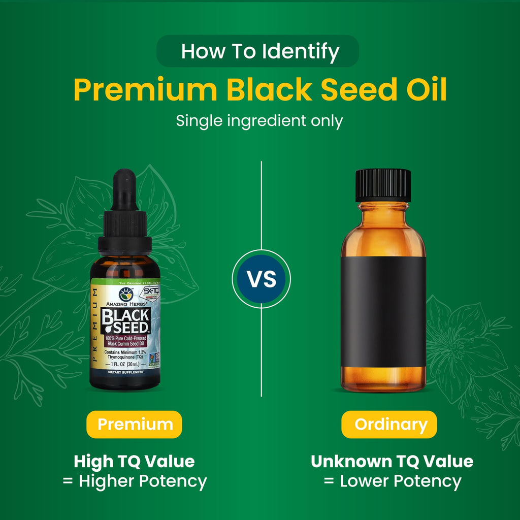 Amazing Herbs Premium Black Cumin Seed Oil