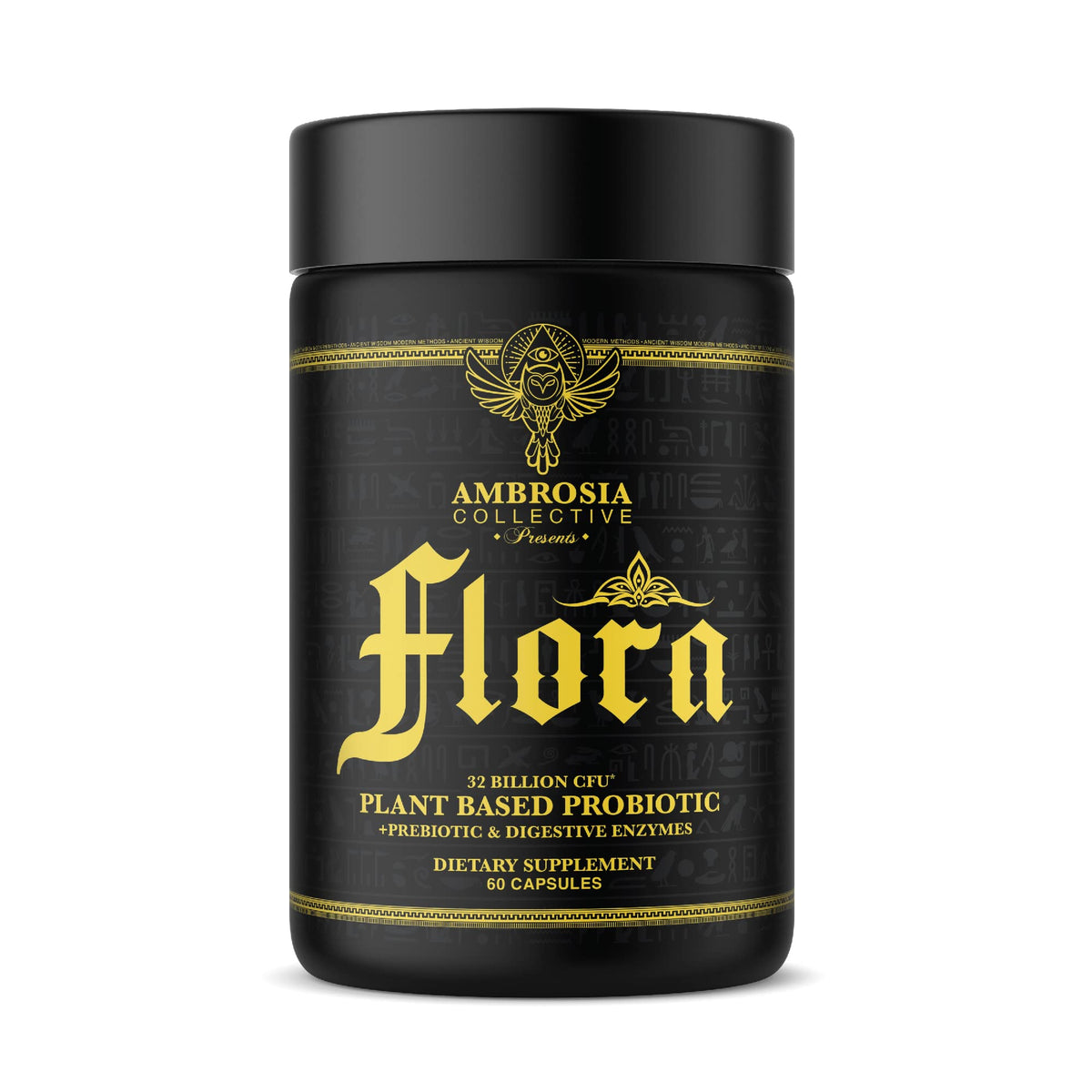 Ambrosia Flora Digestive Enzymes with Probiotics - 60 Capsules