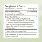 Amy Myers MD Coconut Charcoal Capsules - 60 Capsules - image 2