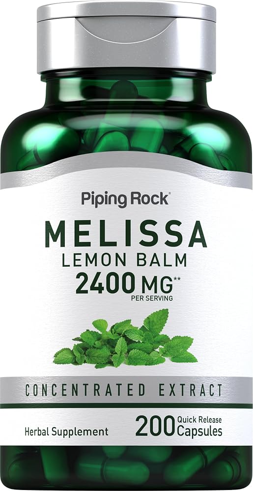 Piping Rock Lemon Balm Extract - 200 Capsules