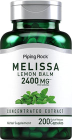 Piping Rock Lemon Balm Extract - 200 Capsules