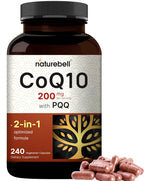NatureBell CoQ10 200mg with PQQ - 240 Vegetarian Capsules
