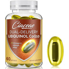 Ciaceae Ubiquinol CoQ10 600 MG Softgels with Omega-3 & Shilajit & PQQ