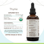 HerbEra Thyme USDA Organic Tincture