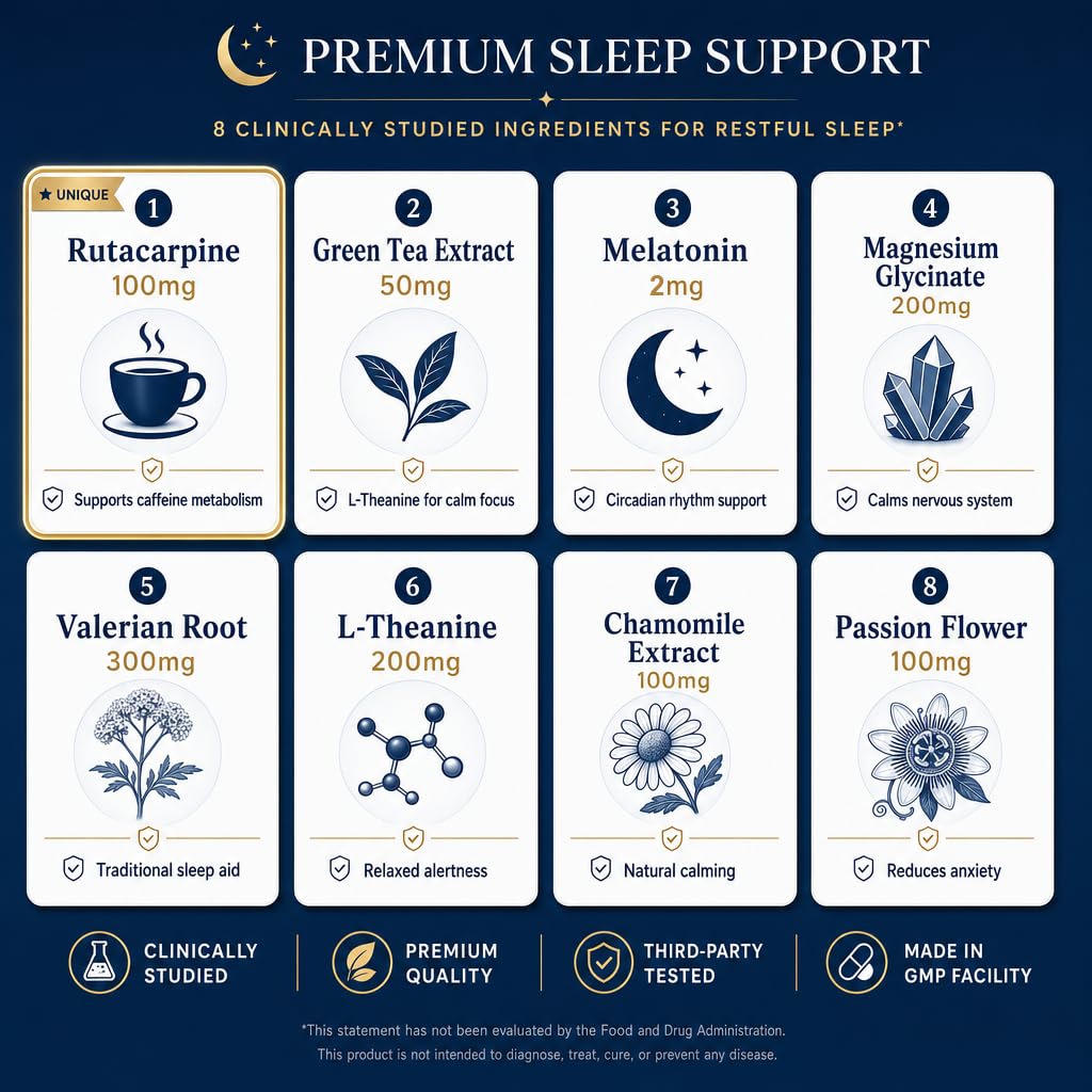 Natural Nutrition Works Shut Eye Sleep Aid with Rutacarpine - 60 Capsules - image 9
