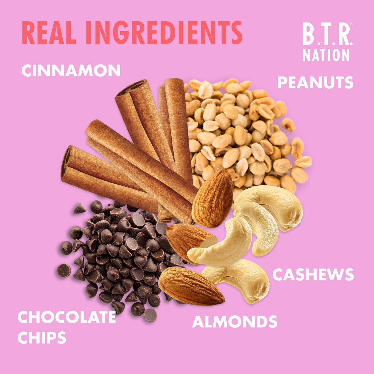 B.T.R. Vegan Keto Superfood Protein Bars