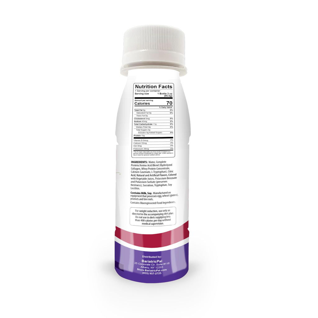 BariatricPal Whey Protein & Collagen Shots Cran Grape - 12 Bottles - image 4