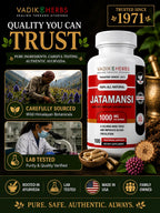 Vadik Herbs Jatamansi Capsules 1000mg for Sleep - 100 Vegetarian Capsules - image 7