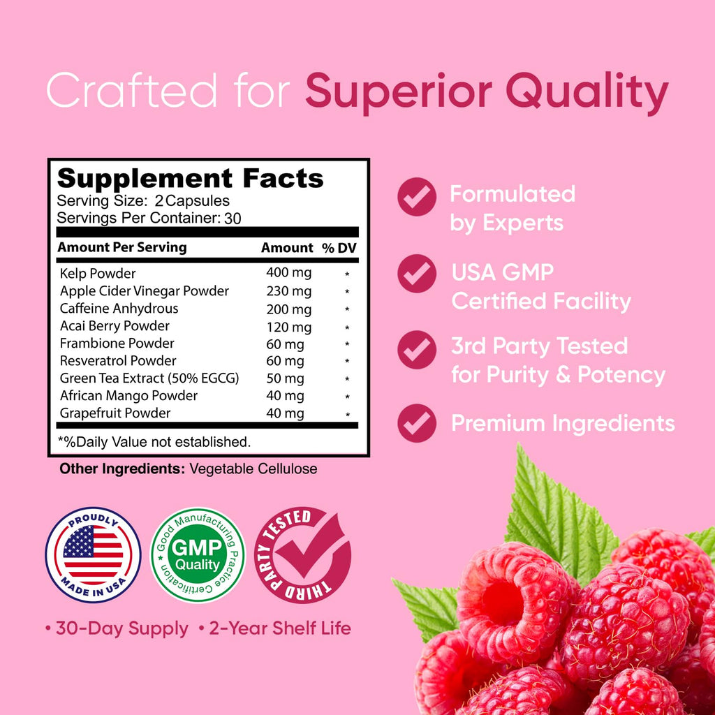 BioSource Labs Razburn Weight Management Supplement - 60 Capsules - image 6