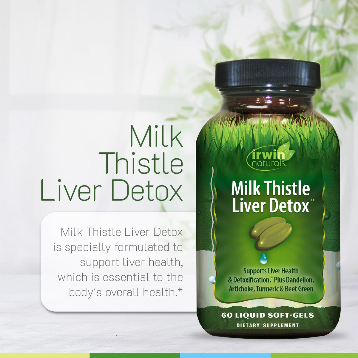 Irwin Naturals Milk Thistle Liver Detox Supplement - image 5