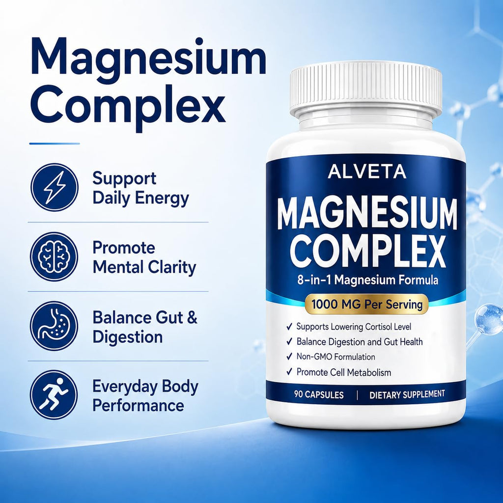 Slifthistle Alveta Magnesium Complex 1000mg - 90 Capsules - image 2