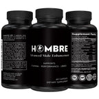 KUR Live Simply Hombre Male Enhancement Supplement - 60 Capsules