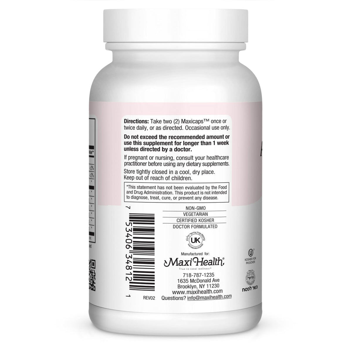 Maxi Health Constipation Relief with Senna - 120 Capsules - image 3