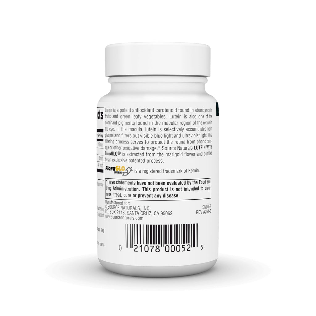 Source Naturals Lutein with FloraGLO 6 mg - 90 Capsules - image 4