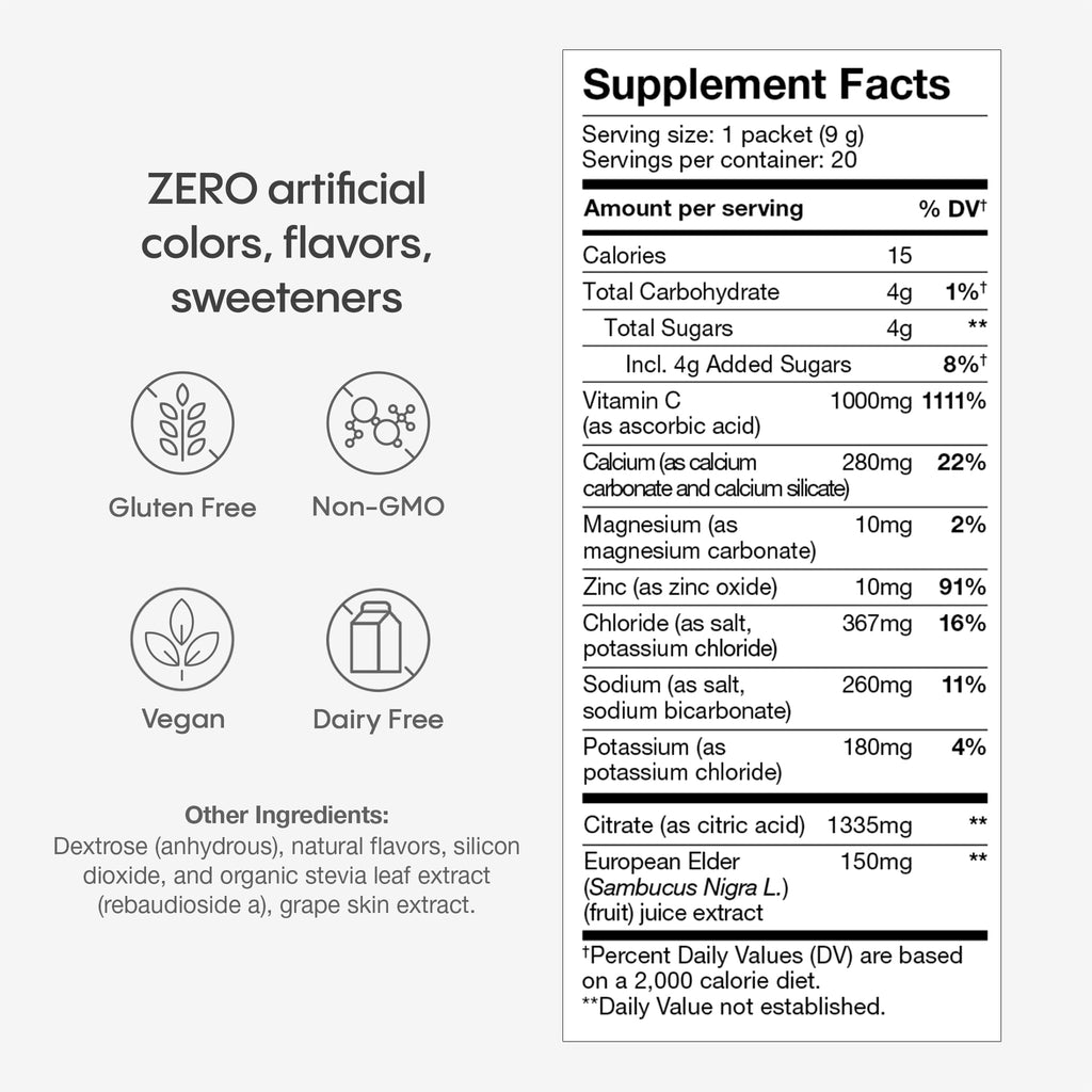 Hydralyte Plus Immune Support Electrolyte Powder - 6.2 oz - image 2
