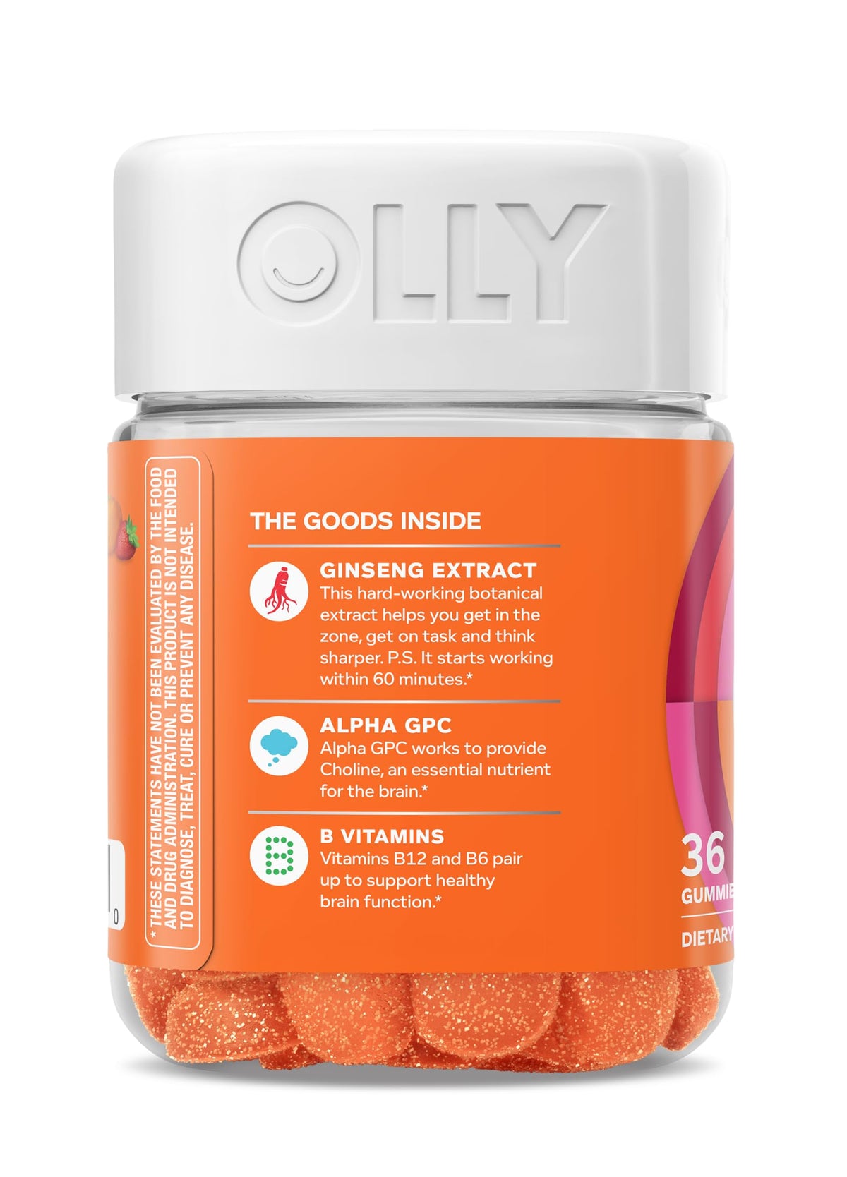 OLLY Laser Focus Gummy Supplement with Ginseng & Alpha GPC - 36 Count - image 9