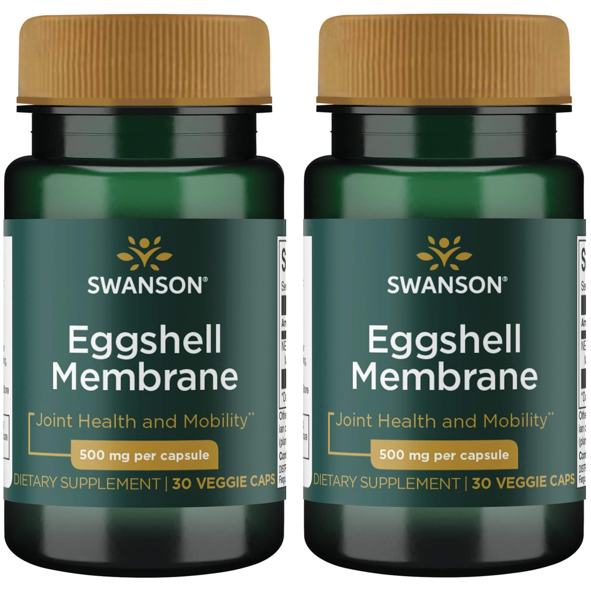 Swanson Ultra Eggshell Membrane 500 mg Joint Support - 60 Vegetarian Capsules