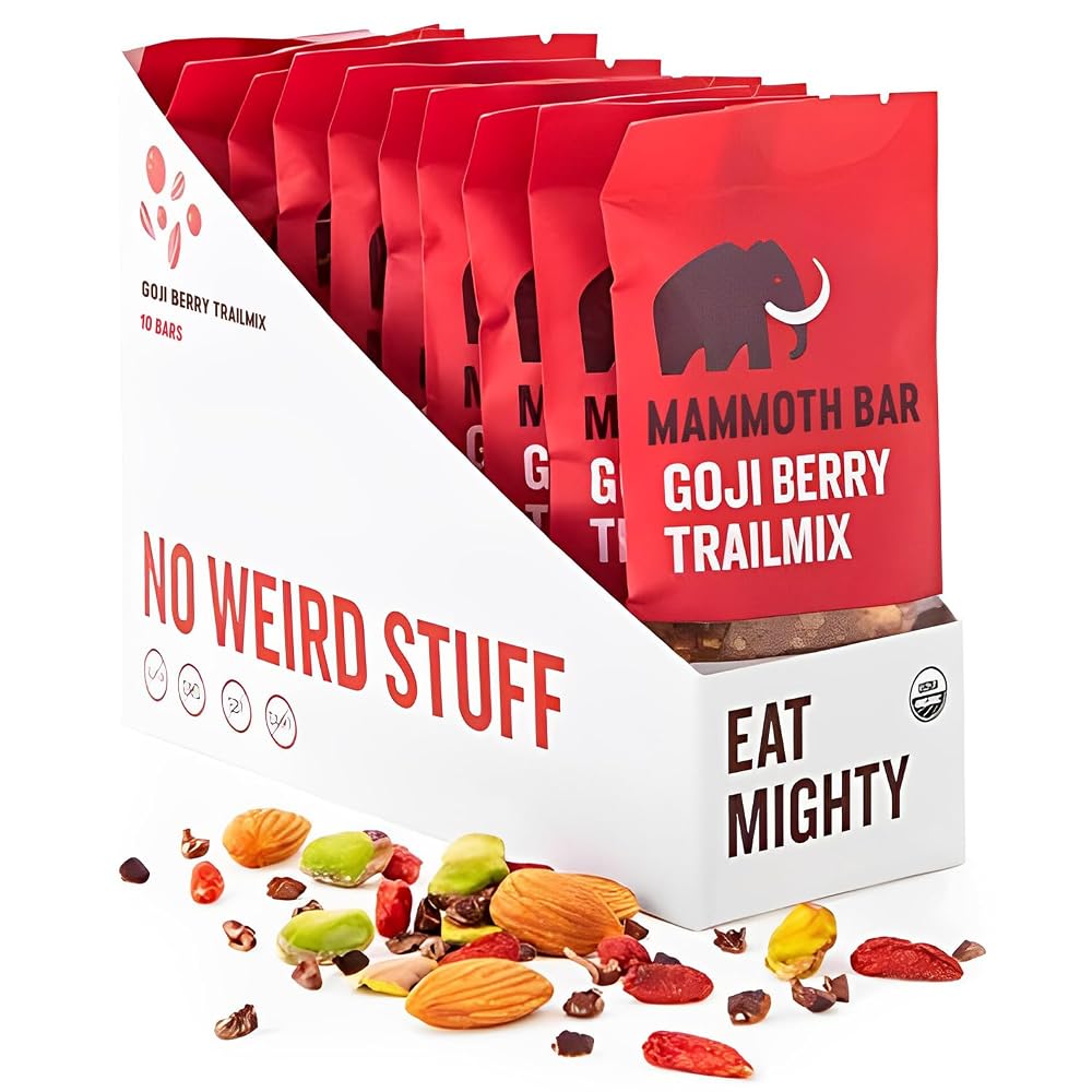 Mammoth Bar Organic Snack Bar Packed with 12g Protein. Paleo. Gluten - image 3