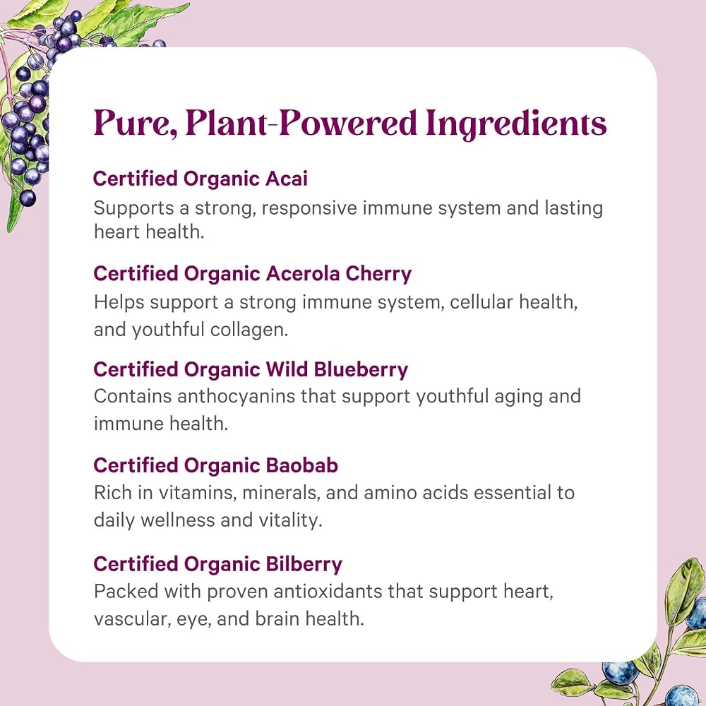 PURE SYNERGY Berry Power Organic Berry & Fruit Powder - 5.3 oz - image 5