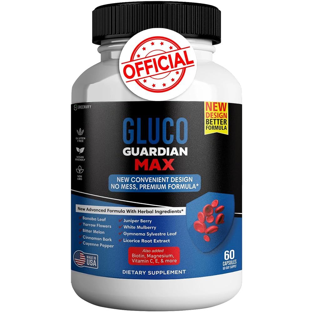 GREENVIFY Gluco Guardian Max Advanced Wellness Support Capsules