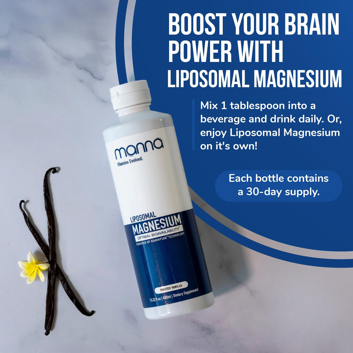 Manna Vitamins Evolved Liposomal Magnesium Glycinate Liquid - 15.22 Fl Oz - image 5