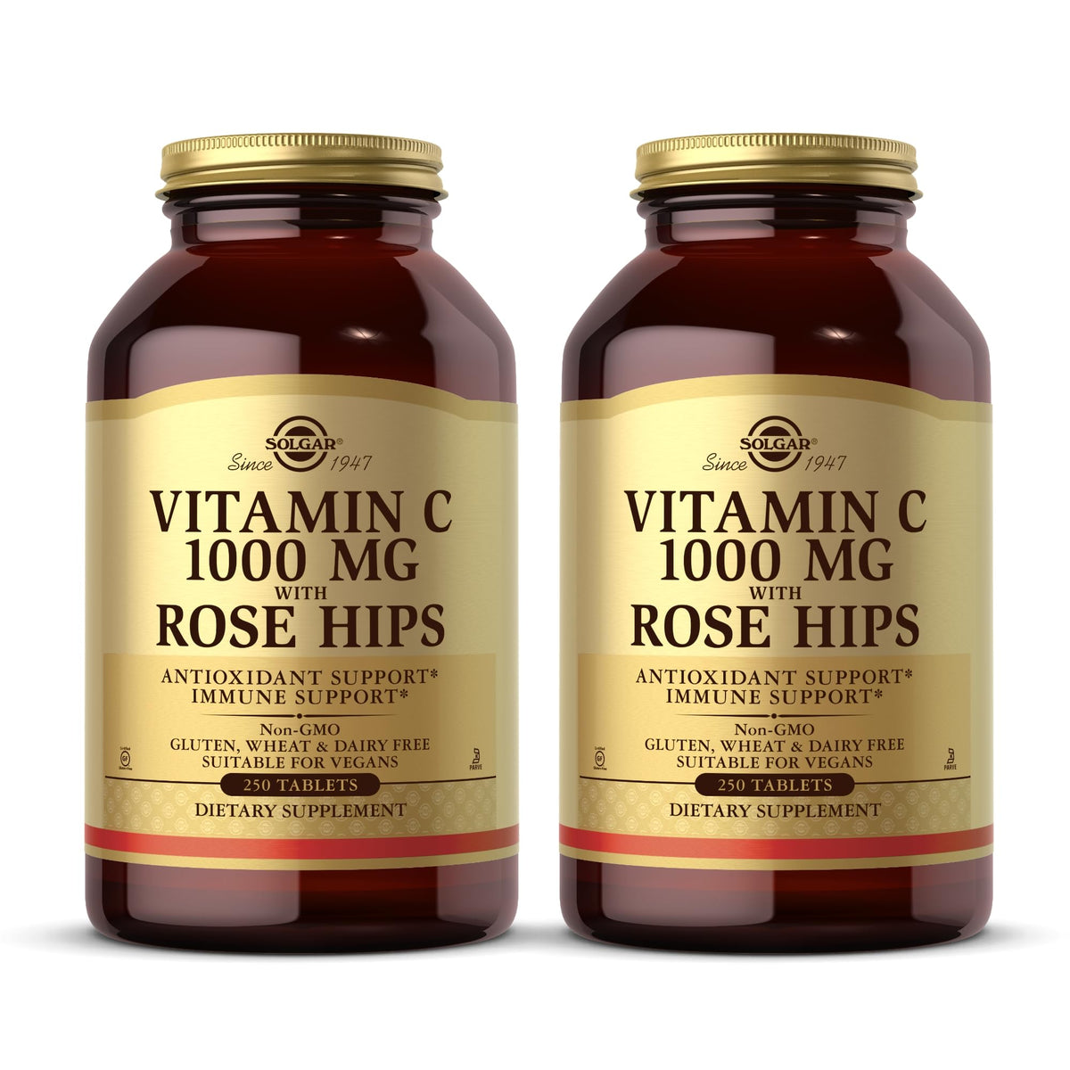 Solgar Vitamin C 1000 mg with Rose Hips - 500 Tablets