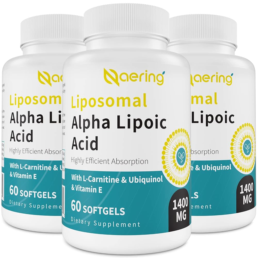 Naering Liposomal Alpha Lipoic Acid 1400mg Softgels