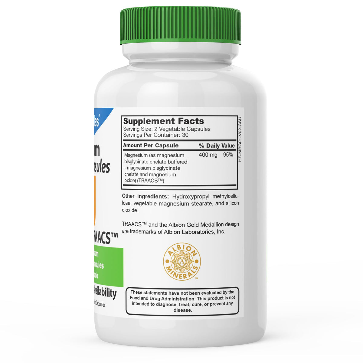 DrFormulas Magnesium Glycinate 400 mg - 60 Capsules - image 2