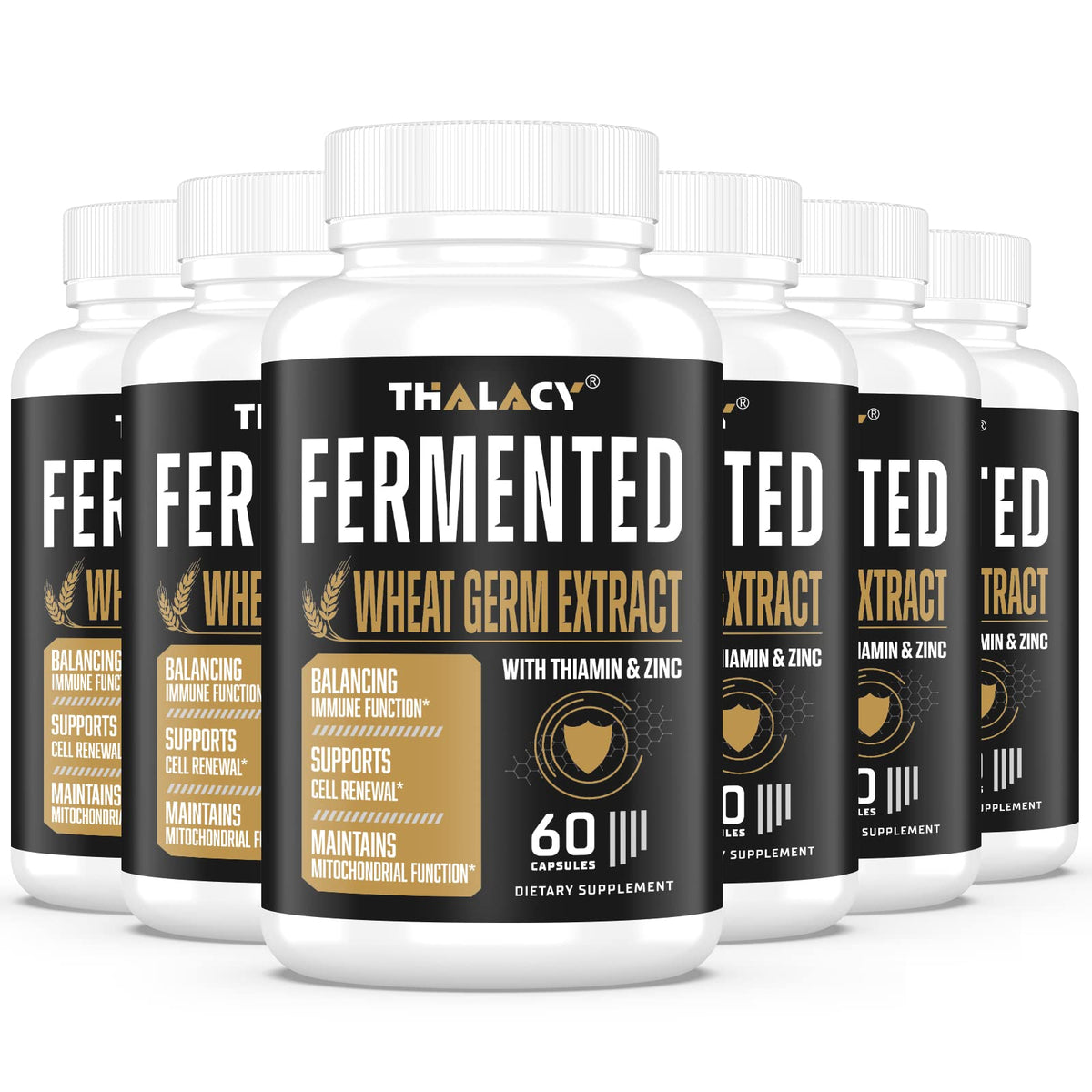 Thalacy Spermidine Supplements 13mg - 1300mg Wheat Germ Extract