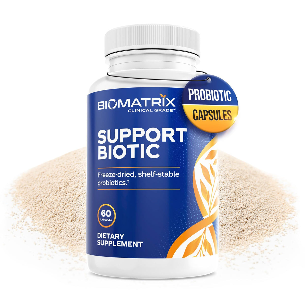 BioMatrix Saccharomyces Boulardii Probiotic Multi-Strain - 60 Capsules