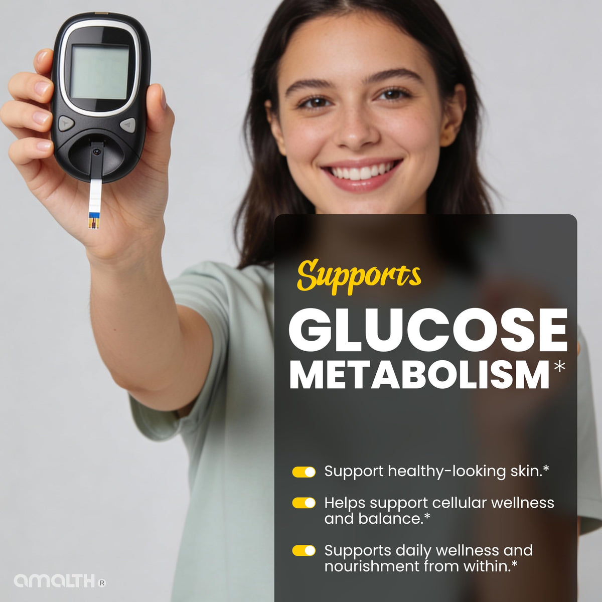 AMALTH Nopal Cactus Extract 2100 mg Wellness Support - 120 Vegetarian Capsules - image 4