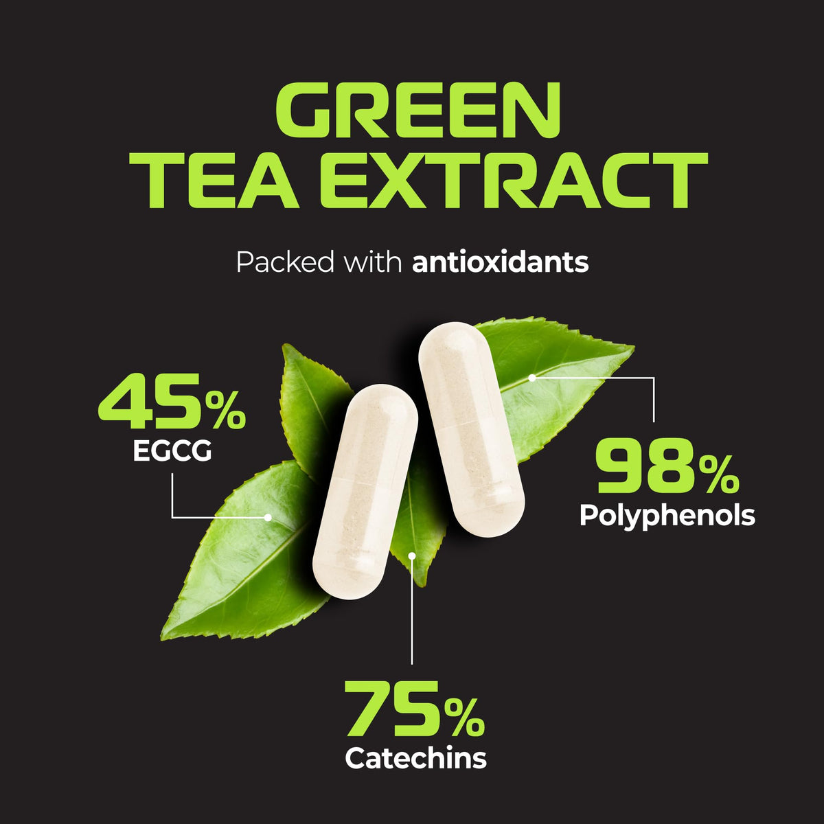 Nobi Nutrition Green Tea Extract Fat Burner - 120 Capsules - image 5