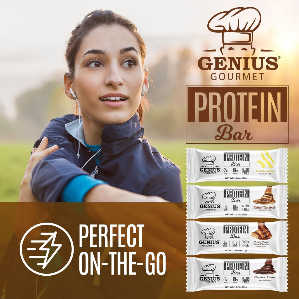 Genius Gourmet Gluten Free Keto Protein Bar