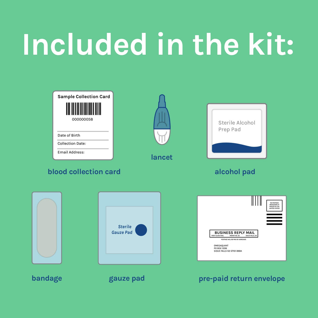 OmegaQuant Omega-3 Index At-Home Blood Test Kit - 1 Pack - image 3