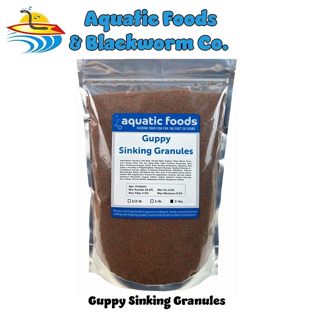 Aquatic Foods Inc. Guppy Micro Sinking Granules