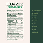 Nature's Bounty C, D, & Zinc Gummies Citrus Berry - 70 Count - image 6