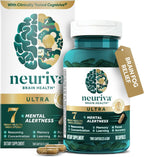 NEURIVA Ultra Brain Supplements for Memory and Focus
