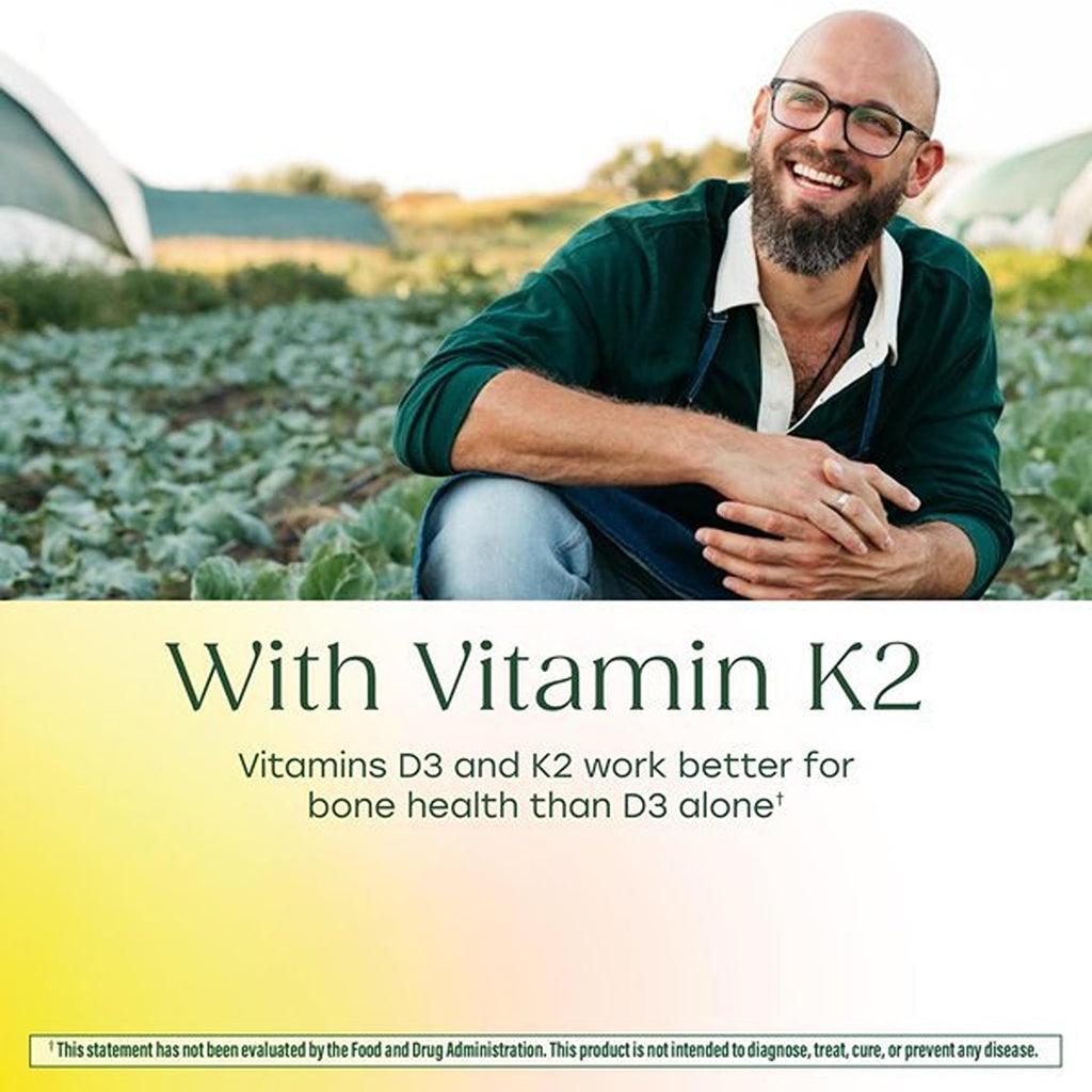 MegaFood Vitamin D3 5000 IU (125 mcg) - Vegetarian Supplements