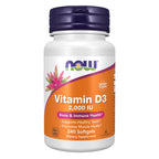 NOW Vitamin D-3 2000 IU Structural Support - 240 Softgels