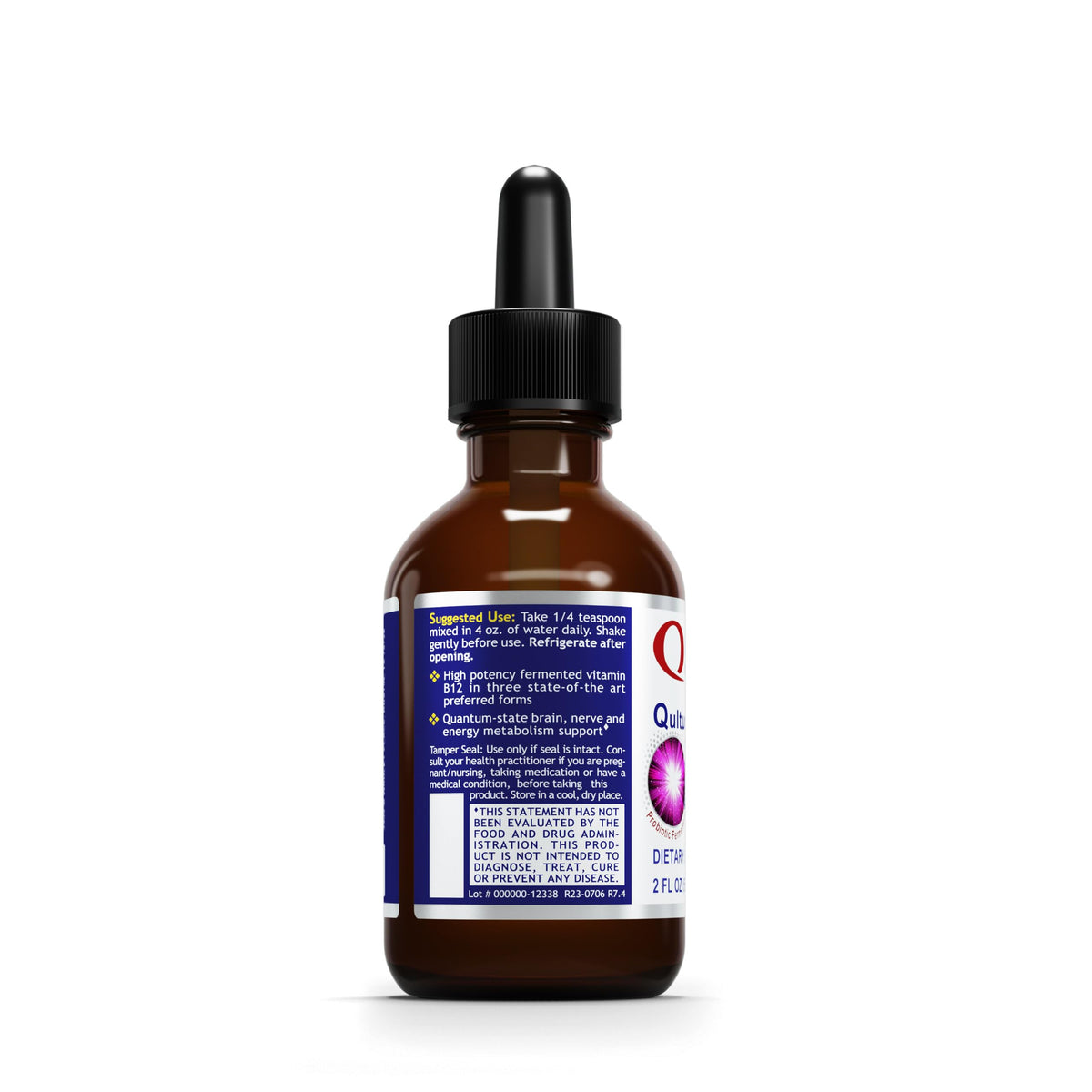 Quantum Nutrition Qultured Vitamin B12 Liquid Drops - 2 Fl Oz - image 3