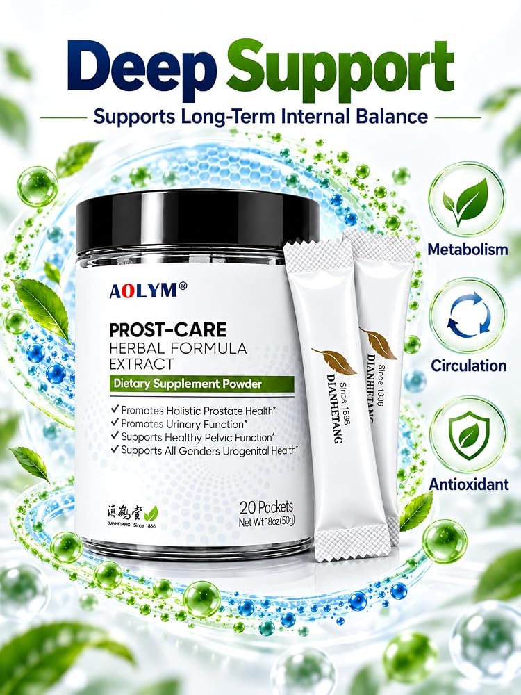 AOLYM PROST-CARE Prostate Health Supplement - 20 Pack - image 4