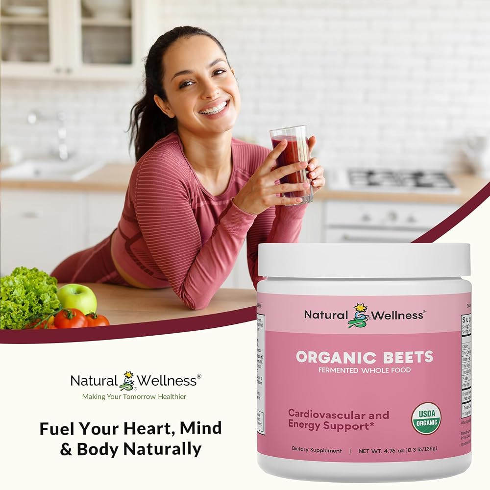 Natural Wellness Fermented Organic Beets Powder for Energy - 30 Servings - image 7