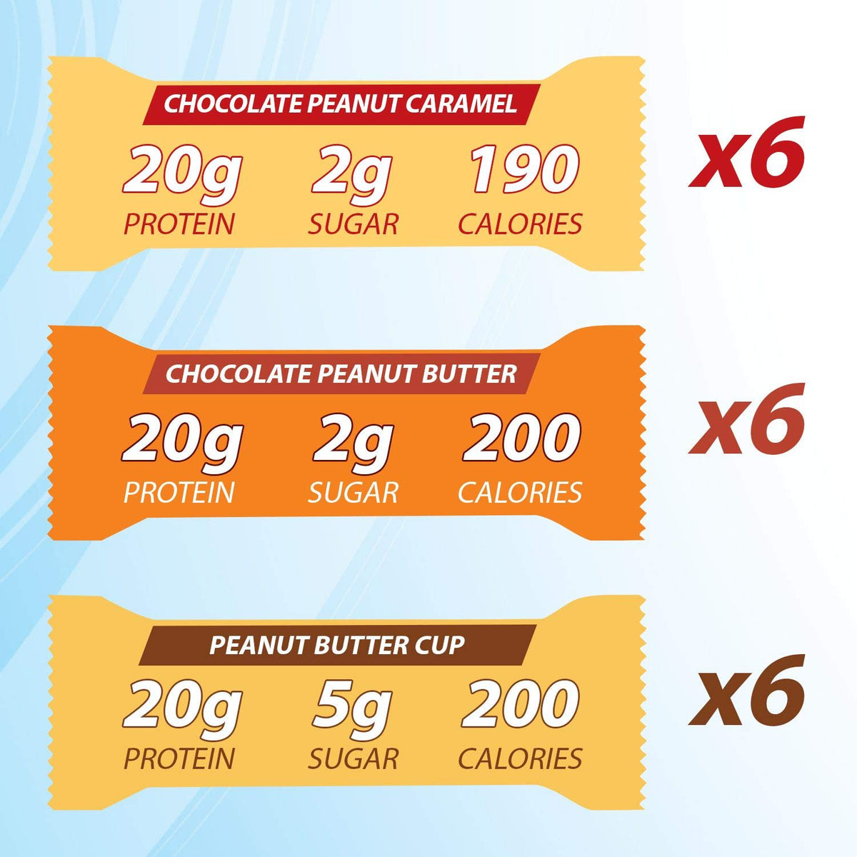 Pure Protein Bars Peanut Butter Variety Pack High Protein - 18 Bars - image 3