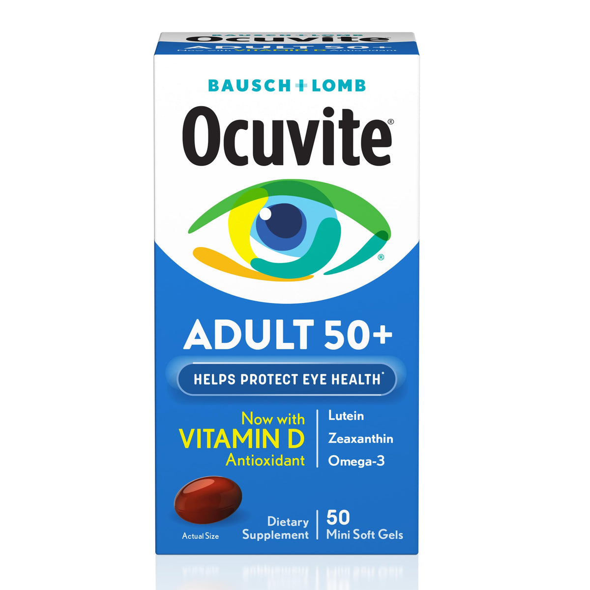 Ocuvite 50+ Eye Vitamin & Mineral Supplement - 50 Softgels - image 2