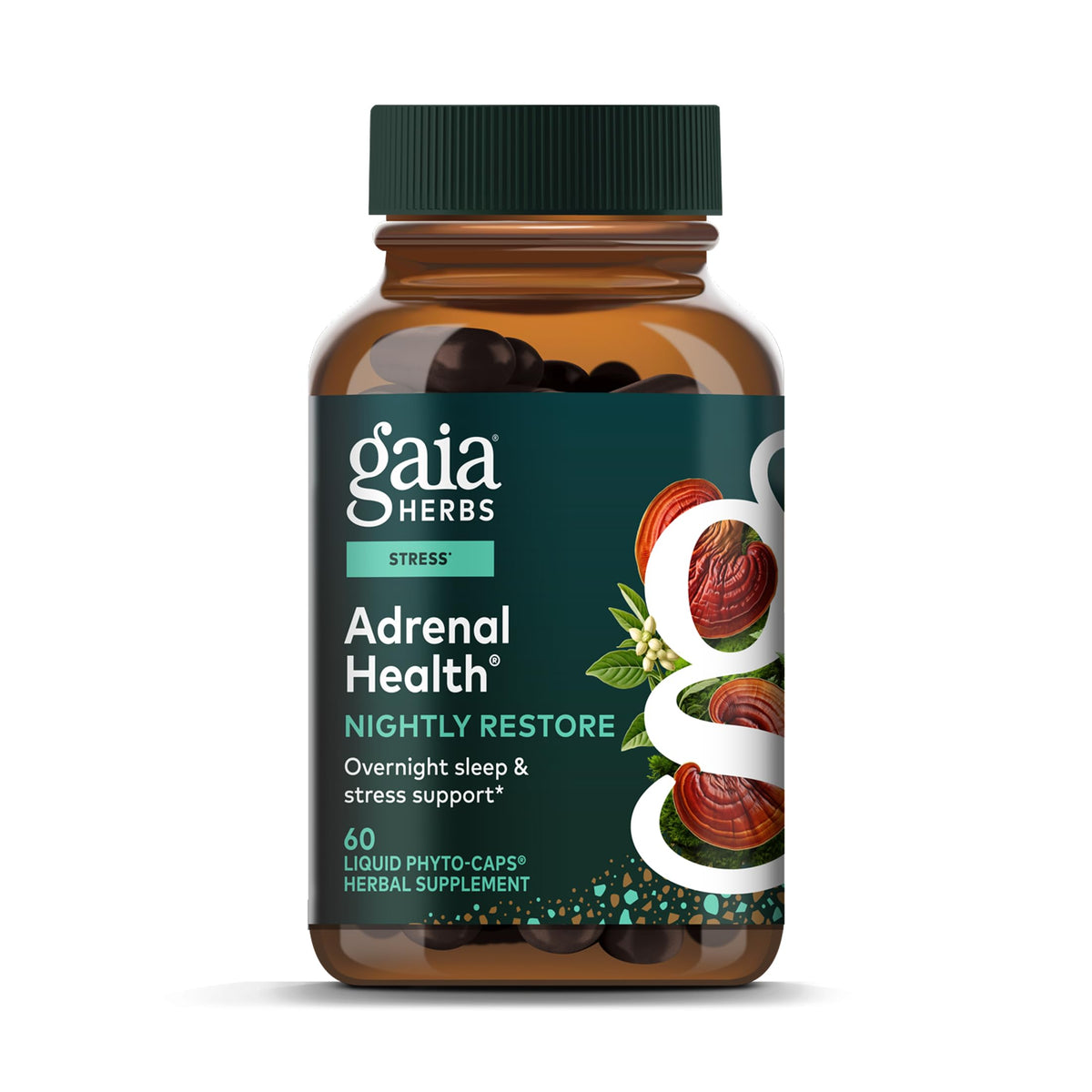 Gaia Herbs Adrenal Health Nightly Restore - Herbal Supplement