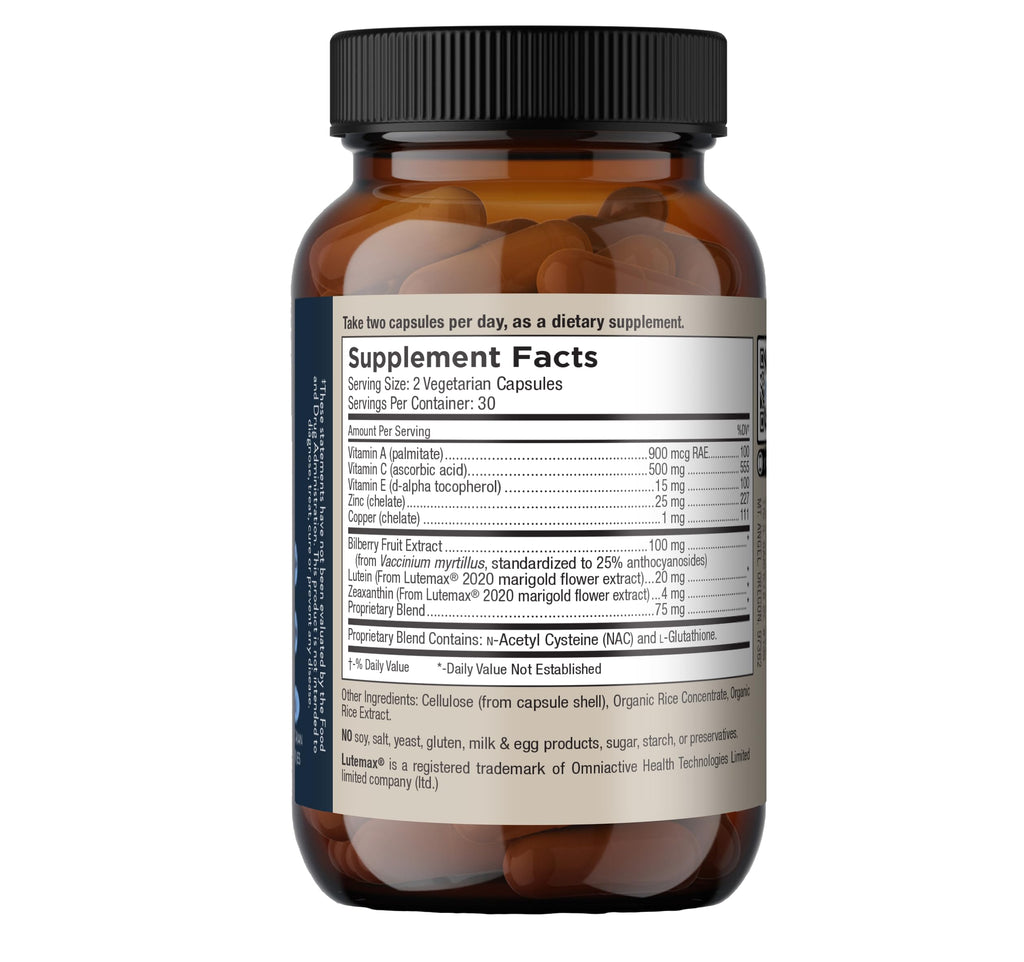 Mt. Angel Vitamins Eye Complete - 60 Vegetarian Capsules - image 3
