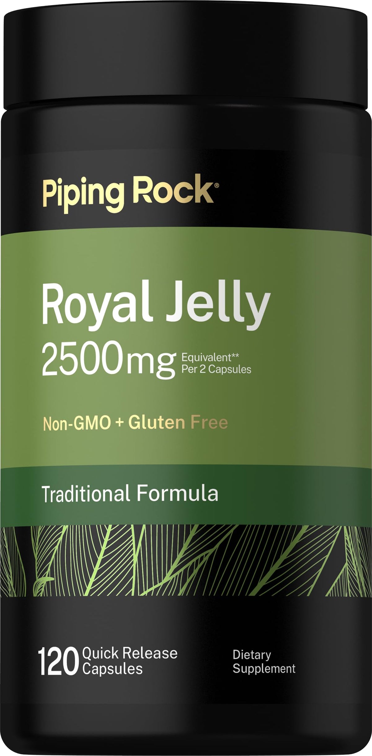 Piping Rock Royal Jelly Capsules - 120 Count